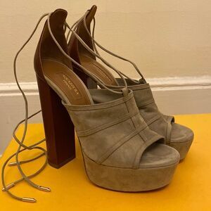 Aquazurra Firenze platform sandals. Size 37.